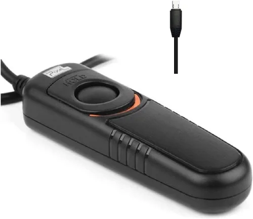 Miniatura 5 de Pixel Cable de liberación de control remoto del obturador RC-201 DC0 compatible con Nikon Z9, D3, D4, D5, D6, D800, D850, D800E, D810, D810A, D700