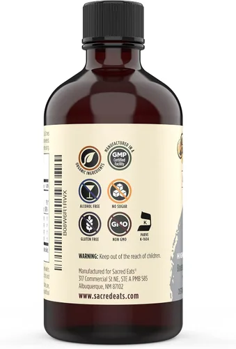 Miniatura 4 de Zinc líquido (quelato de glicinato) con saúco orgánico y equinácea (alto en quercetina) Suplemento inmunológico 4 en 1 para adultos y niños, gran