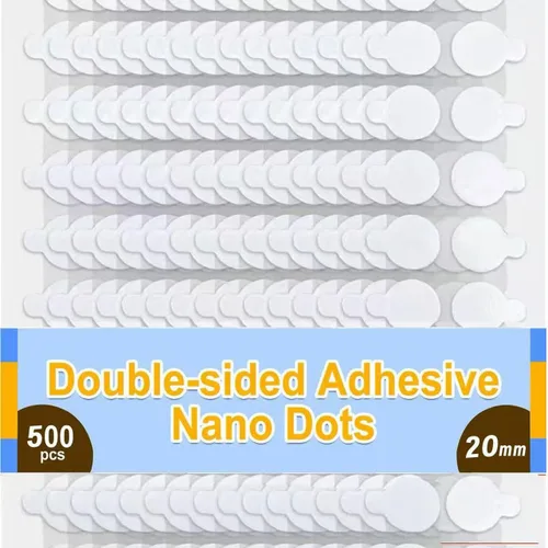 Miniatura 7 de 300 puntos adhesivos de doble cara, puntos transparentes de pegamento, masilla de montaje extraíble, masilla para póster, puntos adhesivos