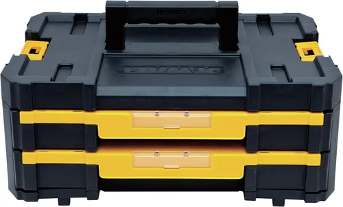 Miniatura 4 de DEWALT TSTAK - Organizador de almacenamiento de herramientas con cajones dobles, soporta hasta 16.5 libras (DWST17804) (paquete de 4)
