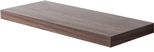 Miniatura 14 de Juego de 1 estante de pared, estantes flotantes negros de 24 pulgadas de ancho x 10 pulgadas de profundidad x 1 pulgadas de alto, estante de pared