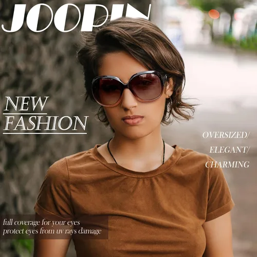 Miniatura 2 de Joopin - Gafas de sol polarizadas grandes y modernas para mujer, lentes de sol de conducción, UV protectoras, grandes