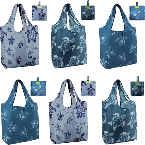 Miniatura 14 de Bolsas de la compra de animales reutilizables plegables bolsas de comestibles