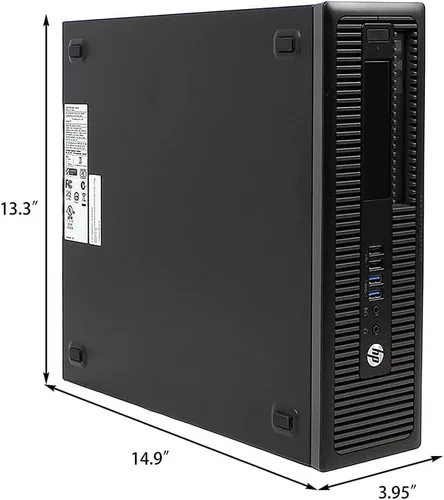 Miniatura 6 de HP Computadora de escritorio 600 G1 ProDesk de factor de forma pequeño SFF PC, Intel Quad Core i5 de hasta 3.60 GHz, disco duro RAM de 8 GB de 500