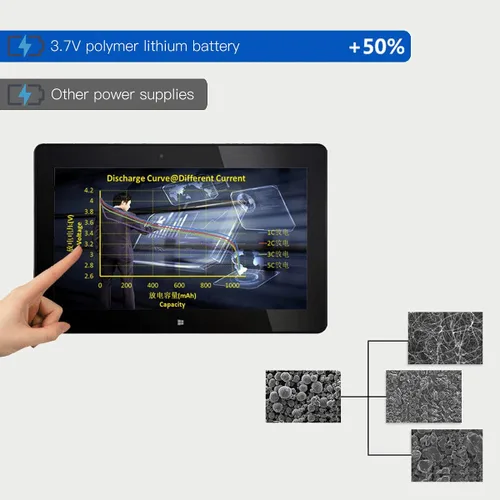 Miniatura 6 de 3.7V 100mAh Batería de Polímero de Iones de Litio Recargable Li-ion Li-Po con Conector 2P PH 2.0mm de Pitch