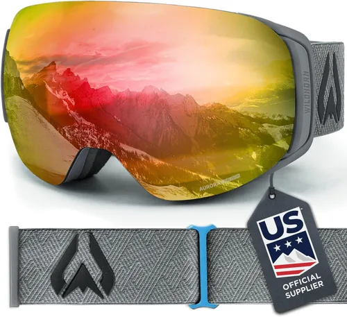 Miniatura 16 de Wildhorn Roca - Gafas de esquí para hombres y mujeres con protección antiempañamiento/arañazos 100% UV - Lente magnética - Gafas de nieve