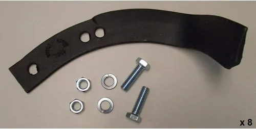 Miniatura 6 de 1901118 Juego de dientes de repuesto Troy-Bilt Tiller con herrajes para caballo/poni