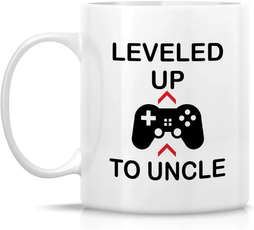 Miniatura 2 de Retreez Taza divertida – Leveled Up To Uncle Gamer - Tazas de café de cerámica de 11 onzas – Divertido, sarcasmo, sarcástico, inspirador, noticias