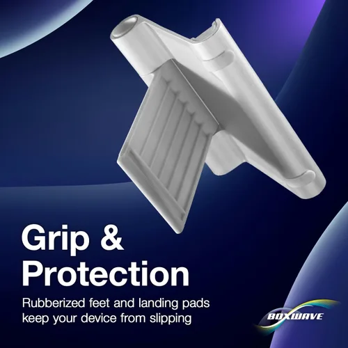 Miniatura 6 de BoxWave Soporte y soporte compatible con Xiaomi 12S Ultra - Soporte de aluminio VersaView, portátil, multiángulo de visión resistente