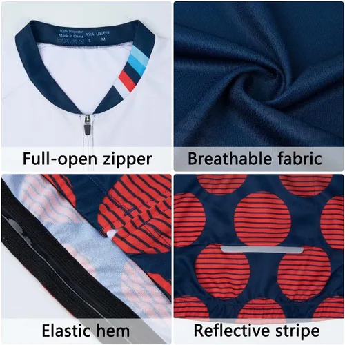 Miniatura 5 de ROTTO Conjunto de camiseta y pantalones cortos de ciclismo para hombre, ropa de ciclismo de manga corta y pantalones cortos acolchados