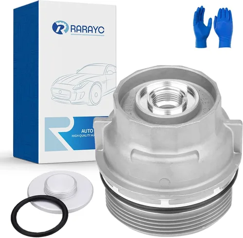 Tapa de carcasa del filtro de aceite + tapón compatible con Toyota Camry Tundra RAV4 4Runner Tacoma Highlander Sienna Venza Avalon Fj Cruiser