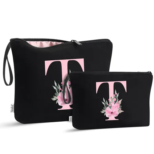 Miniatura 23 de Vavabox A-Z Bolsa de Maquillaje Personalizada, Regalos de Cumpleaños para Mujeres y Mamá, Regalos para la Mejor Amiga, Bolsa de Cosméticos