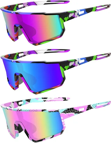 Miniatura 22 de Lentes de sol polarizados de béisbol para niños, TR90, marco ligero, para niños y niñas de 6 a 14 años, softbol y ciclismo