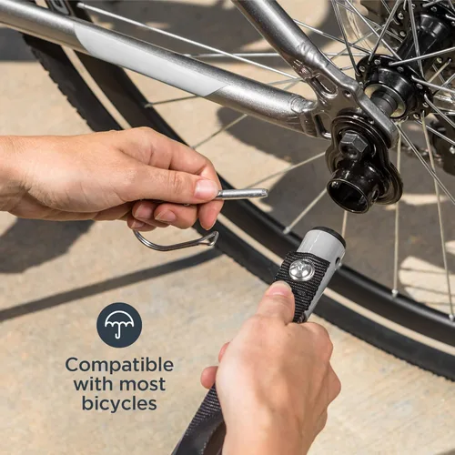 Miniatura 5 de Acoplador para remolques de bicicleta Instep y Schwinn - Acoplador plano para una amplia gama de tamaños, modelos y estilos de bicicleta, color negro