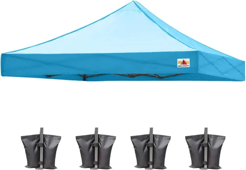 Miniatura 19 de ABCCANOPY - Toldo de repuesto para carpa desplegable (10x10 pies, beige)