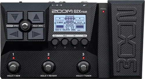 Miniatura 4 de Zoom G2X - Procesador de efectos de cuatro guitarras con más de 75 efectos y modelado de amplificadores, IR multicapa, Looper, patrones de ritmo