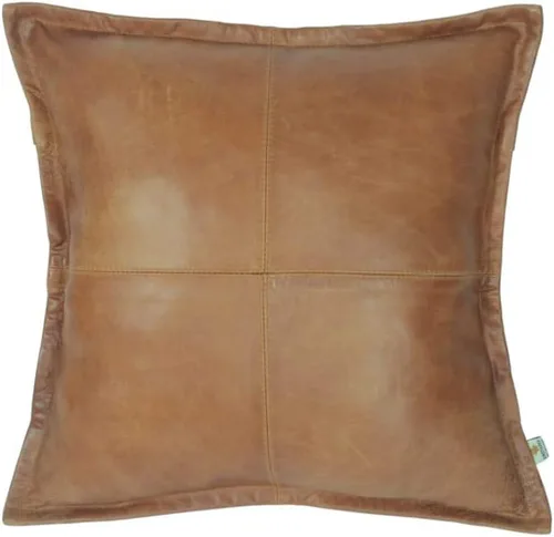 Miniatura 35 de LL LEATHER LOVERS Funda de almohada de piel de cordero - Funda de cojín para sofá, fundas decorativas para sala de estar y dormitorio, 20 x 20 Negro