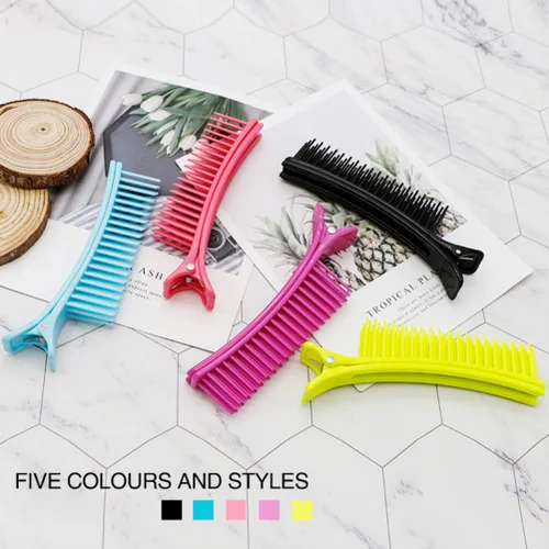 Miniatura 8 de Uonlytech 2 pinzas para el cabello para corte de peinado, pinzas de peluquería, pinzas para el cabello para mujeres y niñas, tamaño grande