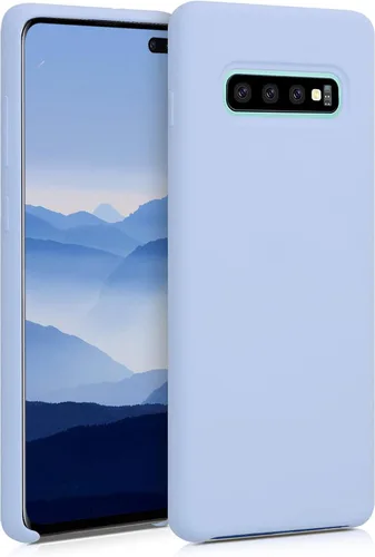 Miniatura 252 de kwmobile Funda compatible con Samsung Galaxy S22 - Funda de silicona TPU con acabado suave - Blue Reef