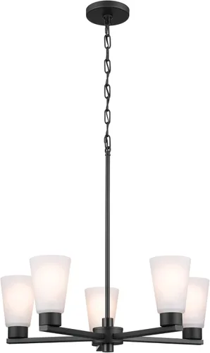 Miniatura 15 de Kichler Stamos - Candelabro de 3 luces, lámpara de techo moderna para sala de estar, comedor, dormitorio o vestíbulo, en bronce envejecido®