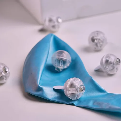 Miniatura 7 de Aogist 100 luces de globo Mutilcolor, luz de bola pequeña impermeable de largo tiempo de espera, lámpara LED redonda para linterna de papel, fiesta