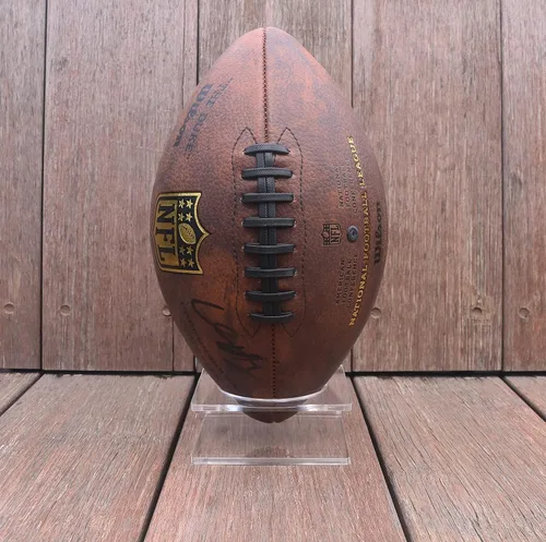 Miniatura 6 de HillSpring Clear Display Stand for Football Basketball Volleyball Soccer Ball, Acrylic Mineral Collection Holder