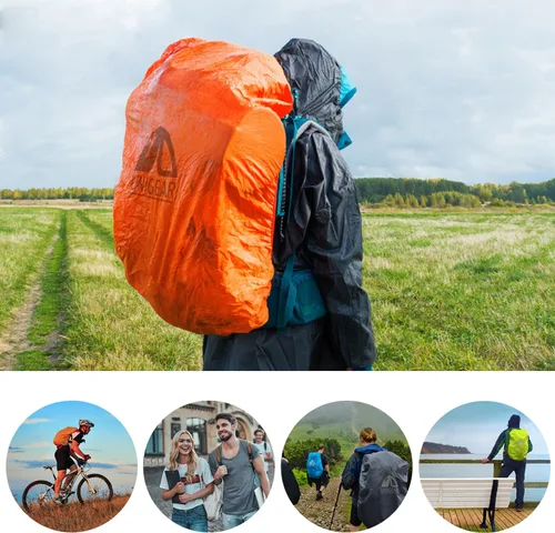 Miniatura 7 de Unigear Cubierta para Mochila Resistente a la Lluvia Clasificación Impermeable 5000mm, Ultraportátil y Duradera con 2 Correas de Hebilla