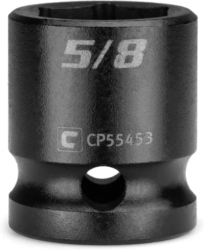 Miniatura 15 de Capri Tools Dado de impacto corto de 1 pulgada, transmisión de 1/2 pulgada, 6 puntos, SAE