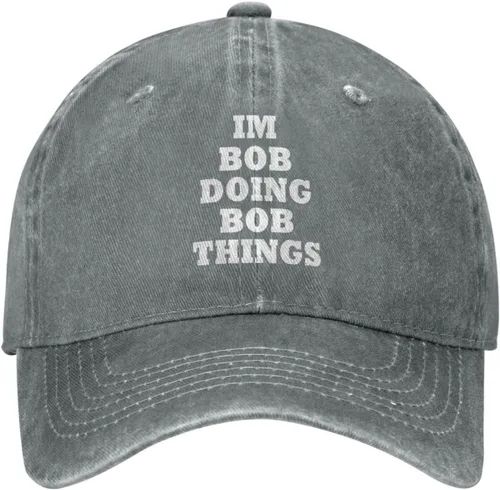 Miniatura 10 de Im Bob Doing Bob Things - Sombrero de camionero para hombre, sombrero de malla vintage para verano Azul Marino-06