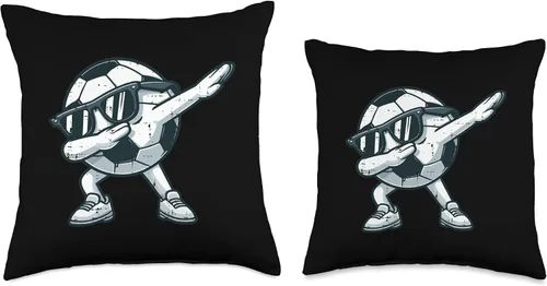 Miniatura 3 de Soccer Ball Dab Cute Football Player Boys Kids Toddler Men Throw Pillow