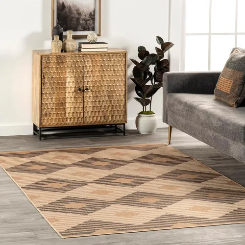 Miniatura 21 de nuLOOM Kasie Natural - Alfombra de 5 x 8 pies, lavable a máquina, antideslizante, para sala de estar, dormitorio, habitación de los niños, 2-Natural