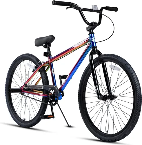 Miniatura 13 de cubsala 20 24 26 Inch BMX Race Bike Trident Bicycles Beginner-Level to Advanced Riders with 2 Pegs, Multiple Colors Blanco