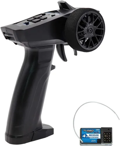 Kit de transmisor y receptor RC, 2.4GHZ 3 canales Radio Control remoto transmisor 91803GVT RC y receptor RC remoto y