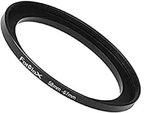 Miniatura 3 de Fotodiox arandela adaptadora de metal anodizado, negro (para filtros más grandes)