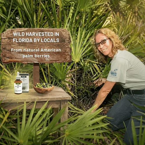 Miniatura 6 de Pure Saw Palmetto Aceite orgánico natural suministro de 60 a 90 días a diferencia de los polvos ineficientes, apoya la salud de la próstata