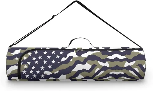 Miniatura 22 de Bolsa para esterilla de yoga para mujeres y hombres, con cremallera completa, bolsa de transporte para esterilla de yoga para clase de entrenamiento