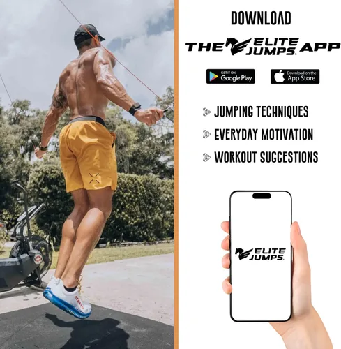Miniatura 6 de Elite Jumps - Cuerda de saltar ajustable – Cuerda de entrenamiento de PVC de 0.236 pulgadas para fitness y cardio, cuerda de saltar para interiores