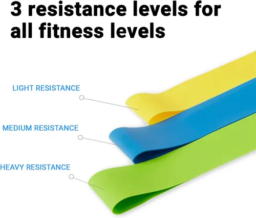 Miniatura 4 de Beachbody Bandas de resistencia para entrenamientos de glúteos y muslos, bucles de ejercicio de fuerza unisex para mujeres y hombres, niveles