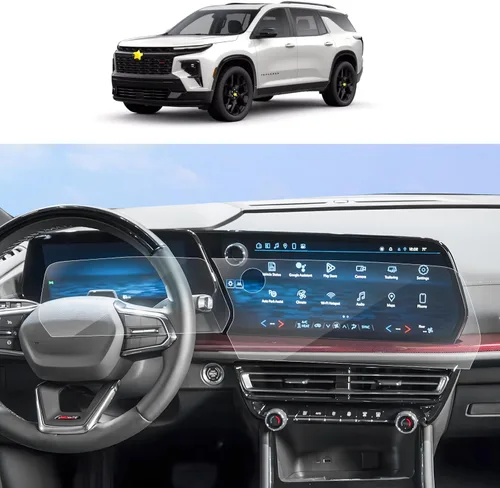Miniatura 8 de SKTU Protector de pantalla para Chevy Traverse 2023 de 8 pulgadas para Chevy Traverse MyLink 2018-2023, pantalla de navegación de Traverse 2018-2023
