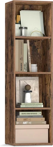 Miniatura 13 de VASAGLE Colección Custos - Estantería, librero de 5 niveles, estante para libros, estante de almacenamiento abierto, 9.4 x 11.9 x 52.8 pulgadas