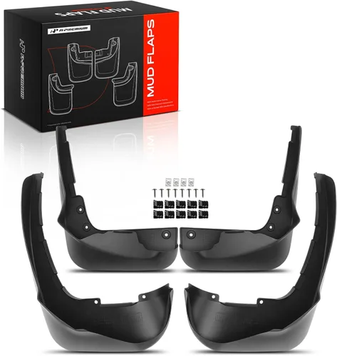 A-Premium Juego de 4 unidades de guardabarros con accesorios compatibles con Mercedes-Benz R350, 2013 2012 2011, vagón, delantero izquierdo derecho