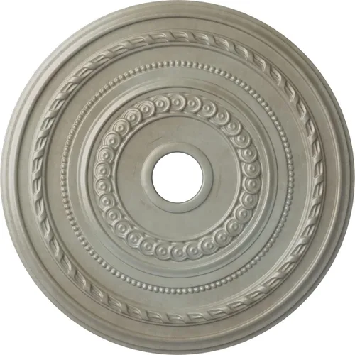 Miniatura 66 de Ekena Millwork CM25COFCS Cole Medallón de Techo, 25 3/8"OD x 3 3/8"ID x 1 3/8"P, pintado a mano Flash Cobre