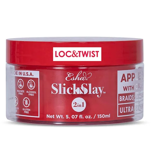 Miniatura 11 de Esha Slick N Slay Gel para Trenzar – Gel Hidratante, Acondicionador y Brillante de Sujeción Ultra Extrema 3-en-1 para Cabello – Gel de Fijación