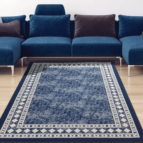 Miniatura 20 de Antep Rugs - Alfombras modernas con bordes, antideslizantes (antideslizante), de perfil bajo con respaldo de goma, para cocina, juego de 2 piezas