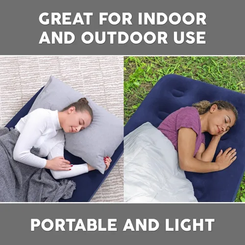 Miniatura 3 de Bestway Pavillo - Cama de aire de tamaño individual Inflable para exteriores, cama de aire interior para campamento, colchón de aire de inflado