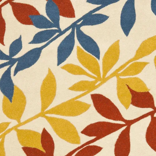 Miniatura 4 de SAFAVIEH Soho Collection SOH764B - Alfombra de área de lana y viscosa de 5 x 8 pies, color beige y multicolor