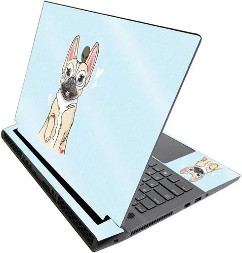 Miniatura 7 de MightySkins - Skin brillante con purpurina para Alienware M17 R3 (2020) y M17 R4 (2021) - Diversión de los años 90 Acabado duradero con purpurina