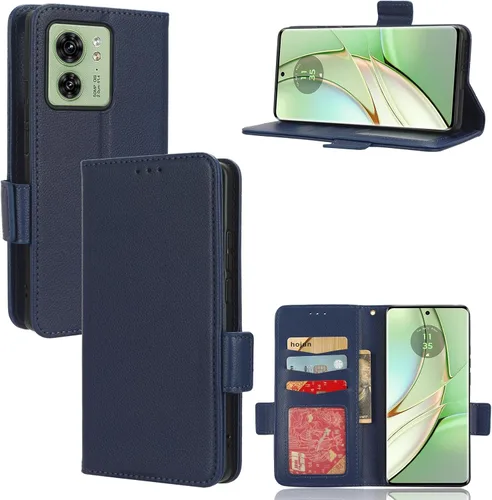 Miniatura 97 de Funda de piel sintética compatible con Motorola Moto E22 4G, funda de piel sintética compatible con Motorola Moto E22i 4G, color negro