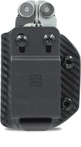 Miniatura 5 de Clip & Carry Kydex - Funda multiherramienta para cuero Wave & Wave + Plus, fabricada en Estados Unidos, funda para múltiples herramientas, funda