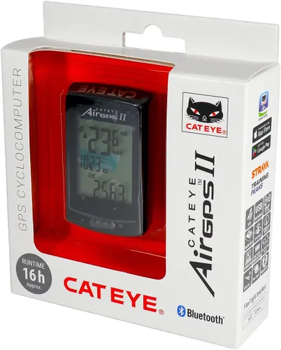Miniatura 7 de CATEYE AirGPS - Computadora de bicicleta recargable por USB - Computadora de ciclismo GPS con Bluetooth ANT+, velocímetro de bicicleta GPS, montaje